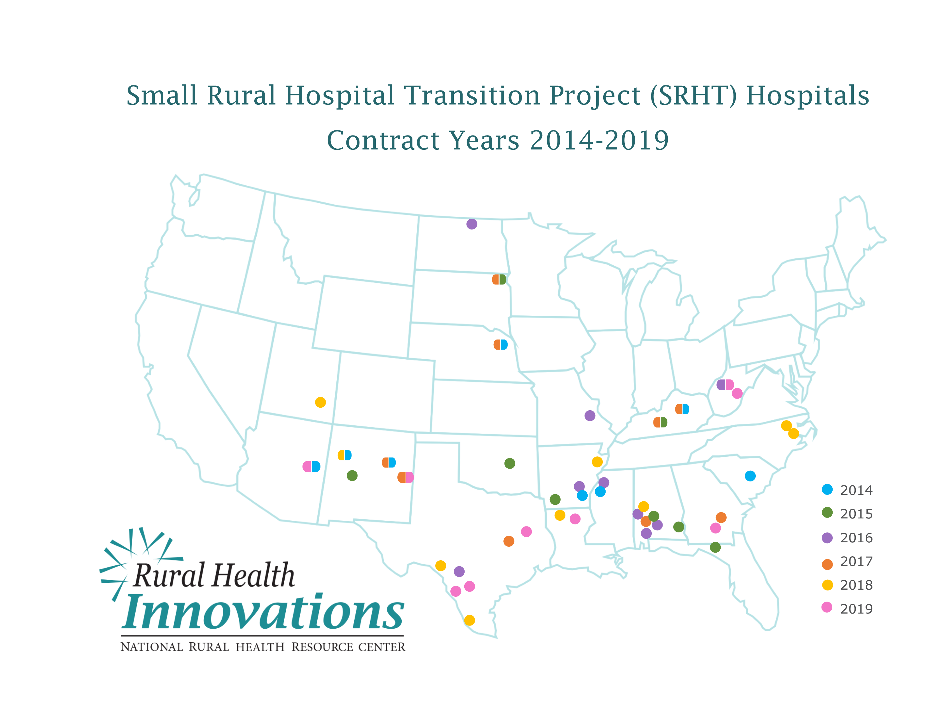 Hospitals Served by a SRHT Project