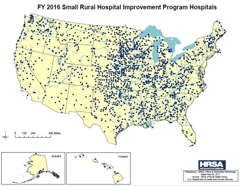 SHIP Hospitals Map