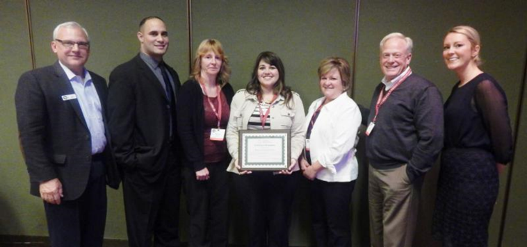 McKenzie Health System executives receive CAH Recognition certificate from Michigan Flex Program staff