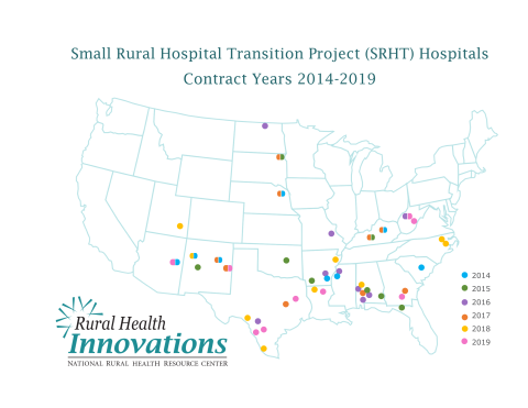 Map of SRHT hospitals