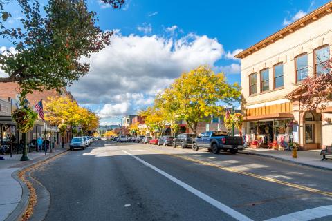 A small rural town.
