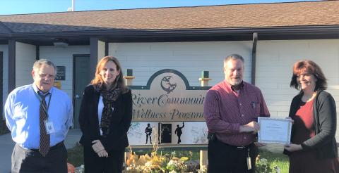 Ben Moore III, River Hospital, CEO; Karen Madden, New York State (NYS) Department of Health (DOH), Office of Rural Health Director; Brad Frey, RCWP Director; Helen Smith, NYS DOH, Office of Rural Health Flex Coordinator