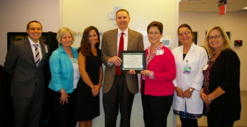 PMH executives accept CAH Recognition Certificate from the North Carolina Flex Program