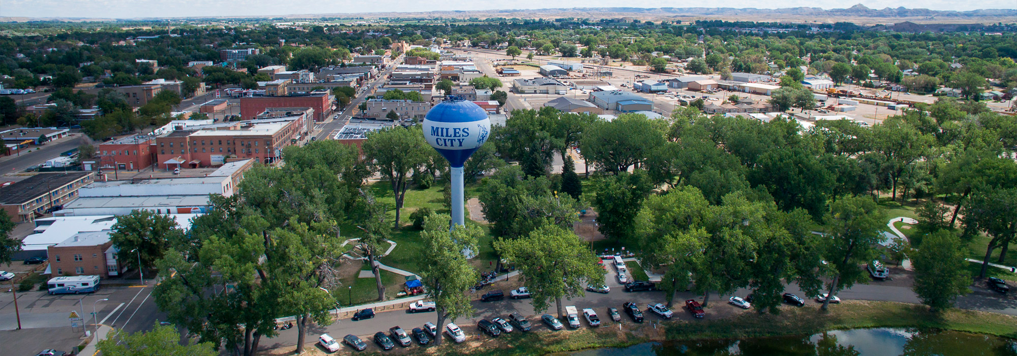 Miles City, Montana An aerial photo of Miles City, Montana